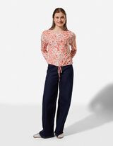 Shirt - Knotendetail - wei&szlig;