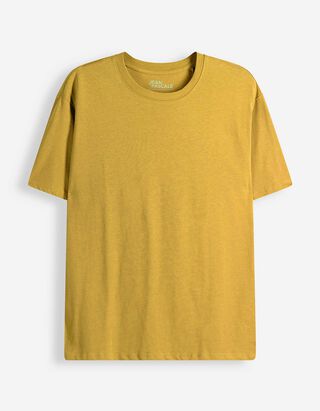 T-Shirt - Oversized Fit - gelb