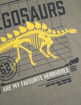 T-shirt - Print - lichtgroen