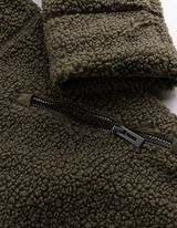 Mantel - Teddyfell - Khaki