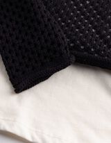 Strickshirt - Strick - Schwarz