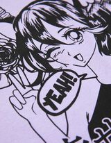 Marškinėliai - Su paveikslėliais - violetine