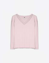 Longsleeve - LENZING™ ECOVERO™ - lichtroze