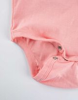 Bodi kratkih rukava - Print - ruzicasta