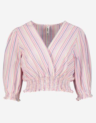 Blouse - Base attach&eacute;e - blanc