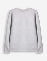 Sweatshirt - Oversized Fit - Hellgrau