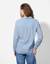 Hemd - Streifen - blau