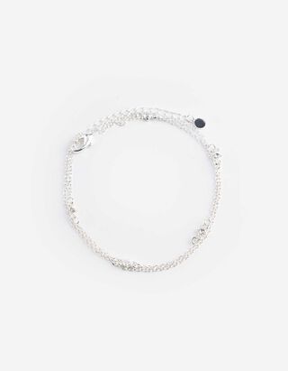 Armband - Gliederkette - silberfarben