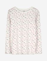 pižamos rinkinys: marškinėliai ir kelnės - Raštų mišinys - baltas