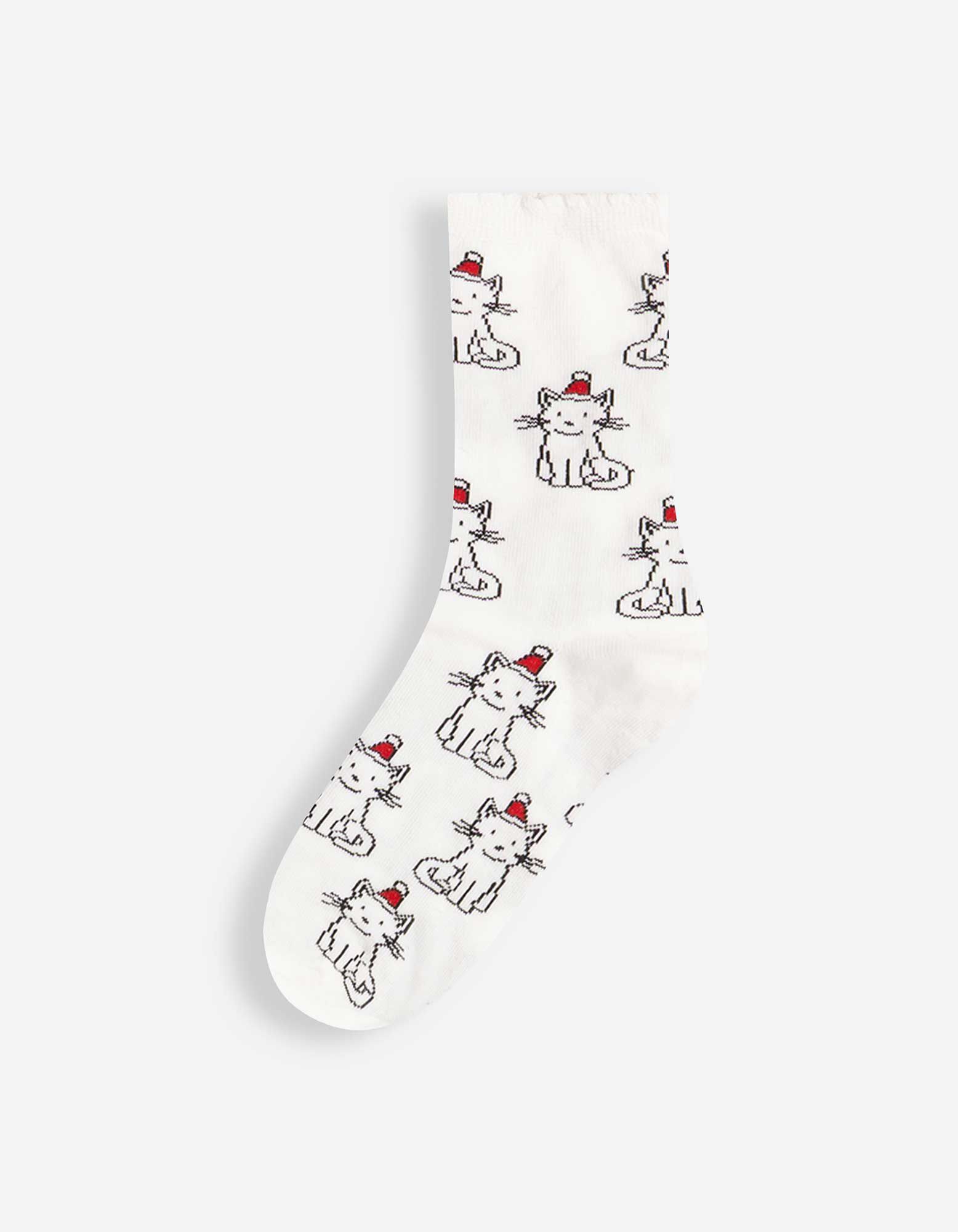 Socken - gemustert - Off-White