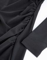 Haljina - Ravan kroj - crno