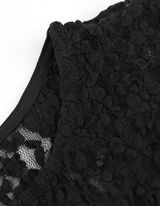Haljina - Čipka - crno