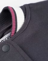 Kurtka szkolna - Aplikacja - ciemny szary