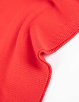 Strickshirt - Viskose-Mix - dunkelrot