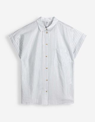 Bluse - Brusttasche - gr&uuml;n