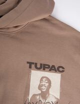 Kapucnis felső - 2Pac - világos barna