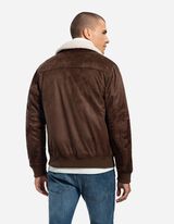 Jakna - kroj Regular Fit - temno rjava