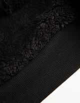 Felpa aperta - Ricami - nero