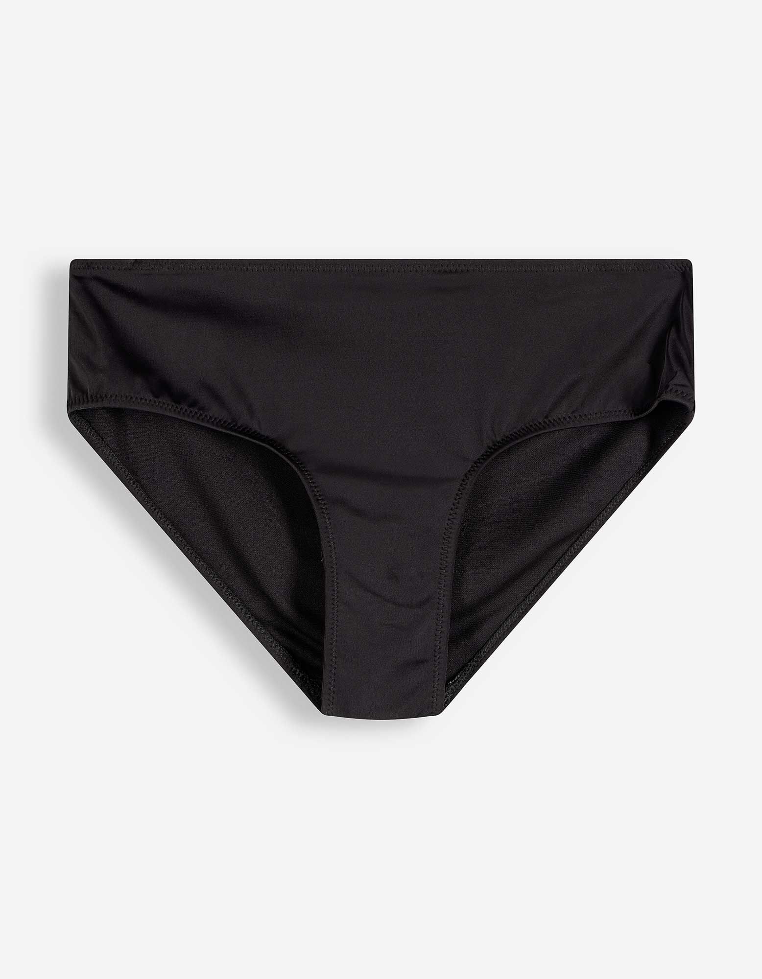 Slip de bikini - Unicolore - Noir