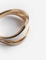 Prsten - Metalni detalji - zlato