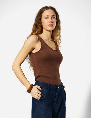 Bracelet - Nuances de couleur - marron clair