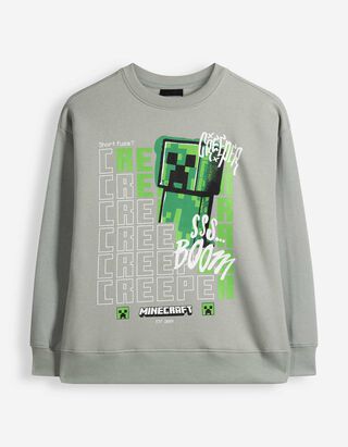 Sweatshirt - Minecraft - Hellgr&uuml;n