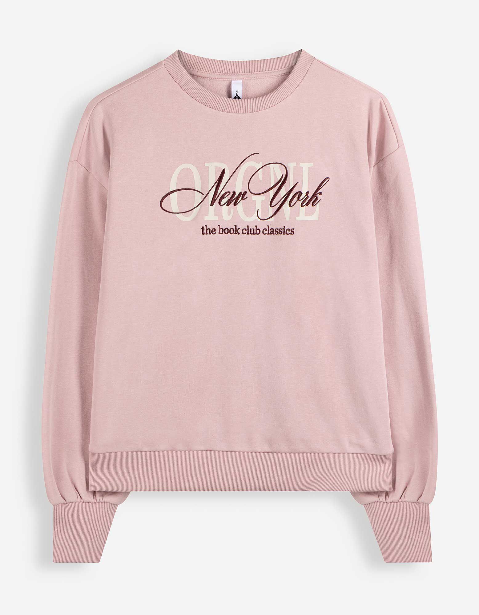 Sweatshirt - Ballon&auml;rmel - Rosa