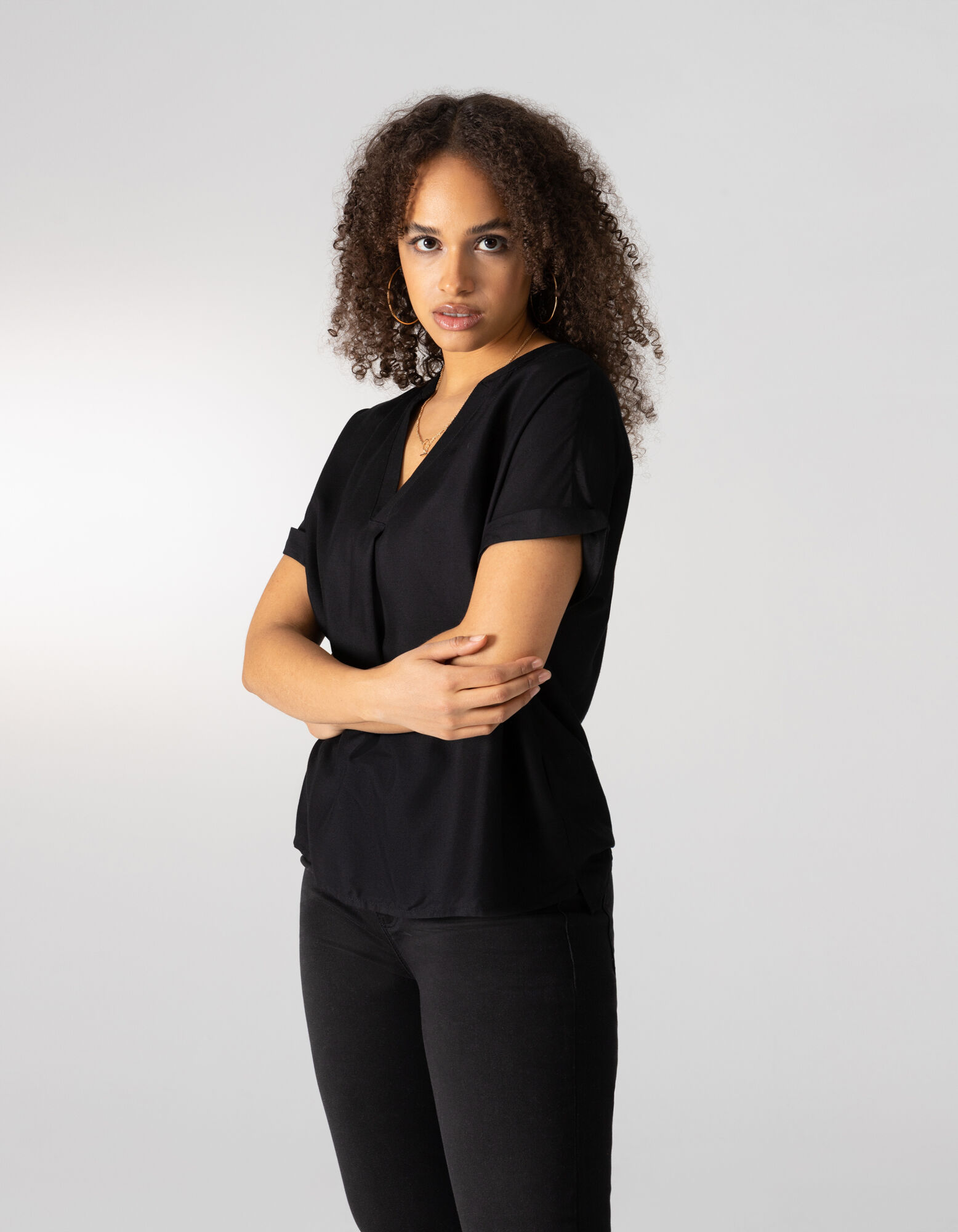 Damen Blusenshirt - Viskose   