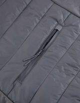 Gilet trapuntato - Cuciture impunturate - grigio scuro