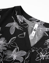 Umstandskleid - Tunnelzug am Saum - schwarz