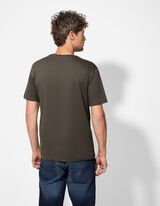 Tricou - Patch de etichetă - Verde inchis