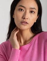 Pulover - Viskozna me&scaron;anica - pink