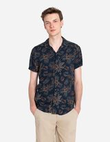 Cămașă - LENZING™ ECOVERO™ - Albastru inchis