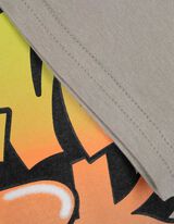 Tričko - Přední potisk - svetle šedá