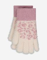 Handschuhe - Animal-Muster - weiß