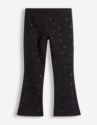 Leggings - Ziersteine - Schwarz
