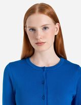 Pletena jopa - LENZING&trade; ECOVERO&trade; - temno modra