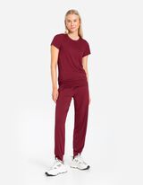 Melegítőnadrág - LENZING™ ECOVERO™ - mélyvörös