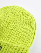 Gebreide muts - Ribtricot - lichtgroen