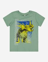 Tricou - Imprimeu - Turcoaz