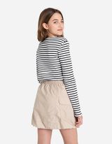 Bluză de corp cu mânecă lungă - pachet de 2 - Alb