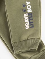 Donji deo trenerke - Print - tamno-zelena