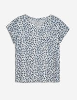 Maglia blusata - LENZING™ ECOVERO™ - blu