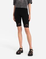 Fietsbroek - Met kant - zwart