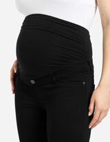 Džinsinės tamprės - Drabužiai nė&scaron;tukėms - juodas