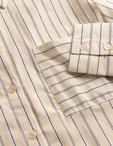 Bluse - Streifen - hellgelb