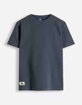 T-shirt - Ronde hals - donkerblauw