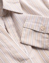 Tunika - Proužky - b&eacute;žov&aacute;