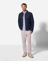 Hemd - Brusttasche - dunkelblau