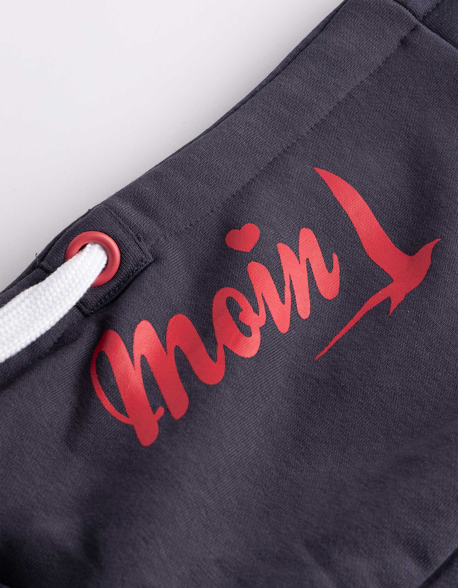 Hoodie - Print - Dunkelblau